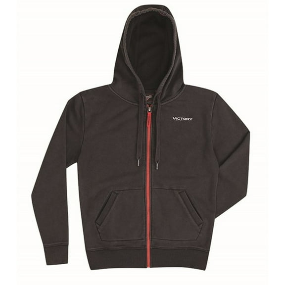 Victory Motorcycle New OEM Women's Black V Badge Hoodie, Small, 286798602