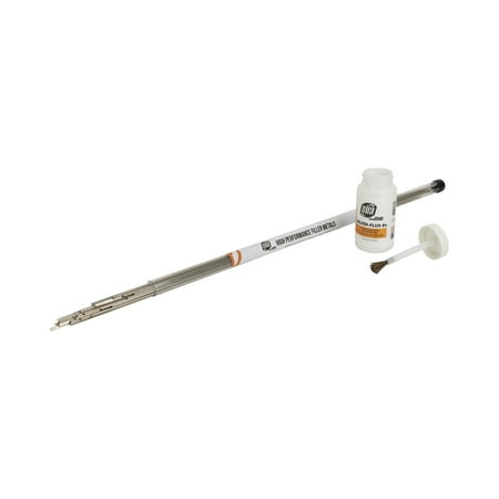 

BCuP-5 Silver PhosCopper Brazing Rod - 15% Silver - Flat - 1/8 x 0.05 x 20 (1 Lb / 28 Sticks) + 6.5 Oz Flux