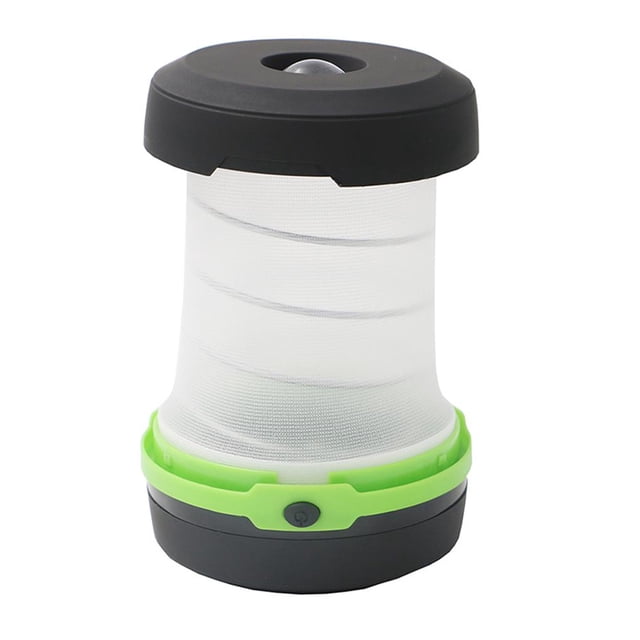 Monstrate Luz de Camping plegable, tres modos de luz, resistente al agua, Led, tienda de campaña, lámpara de tienda, Camping al aire libre, senderismo, Iluminación novedosa verde Monstrate HA025456-02