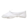 thumbnail image 4 of AnuirheiH Girls Dancing Shoes Ballet Elastic Band Dance Shoes Canvas Gymnastics Flats Split Sole Shoes, 4 of 8