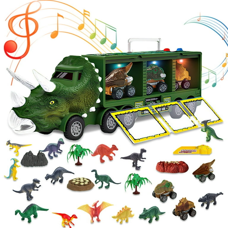 Voiture dinosaure stégosaure de Plan Toys