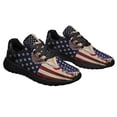 thumbnail image 6 of French Bulldog American flag Patriot Shoes Sneakers Black Size 8, 6 of 7