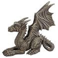 thumbnail image 1 of Design Toscano Desmond the Dragon Gothic Decor Statue, 41 cm, Polyresin, Greystone, 1 of 6
