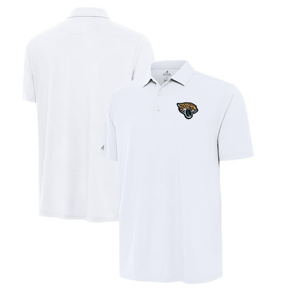 Men's Antigua White Jacksonville Jaguars Era Polo