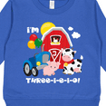 thumbnail image 3 of Inktastic Three-i-e-i-o 3rd Birthday Toddler Sweatshirt, 3 of 4