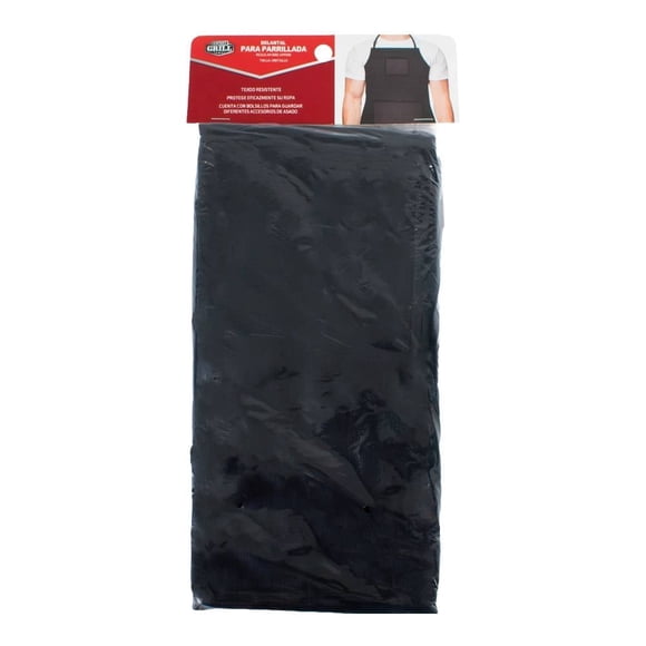 Delantal Expert Grill para Parrillada Negro