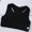 Black, variant on YiZYiF Girls 2pcs Athletic Set Sports Outfit Racerback Tank Top with Shorts Activewear