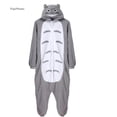 thumbnail image 3 of Pijamas Kigurumi de lana para hombres y mujeres, disfraz de Cosplay de Anmal Onsie, mono de dibujos animados de Totoro, mono de Navidad de una pieza, 3 of 4