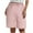 Pink, variant on vigerkar Womens Bermuda Shorts Casual Loose Elastic Drawstring Beach Knee Length short Pants with Pockets Green, L