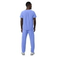thumbnail image 2 of Adar Addition Go-Everyday Scrub Set For Men - Stylish Scrub Top & Cargo Scrub Pants - A9800 - Ceil Blue - M, 2 of 7