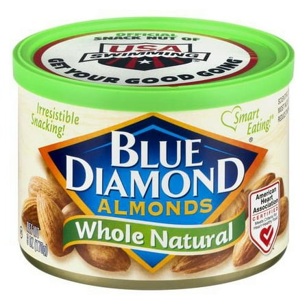 Blue Diamond, Whole Natural Almonds (Pack of 3)