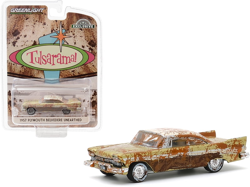 GREENLIGHT 1957 PLYMOUTH BELVEDERE UNEARTHED TULSARAMA HOBBY EXCLUSIVE 