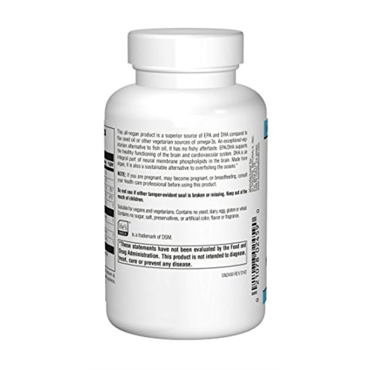 Source Naturals Vegan Omega-3s EPA-DHA 300mg 60 Softgel Vegetarian