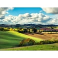 thumbnail image 2 of Chester, Colby 14x12 Black Ornate Wood Framed with Double Matting Museum Art Print Titled - Pastoral Countryside III, 2 of 4