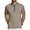 1LightBrown, variant on GENTS BLISS Henley Men Shirts Short Sleeve T shirts for Men Crew Neck Color Block Men Shirts