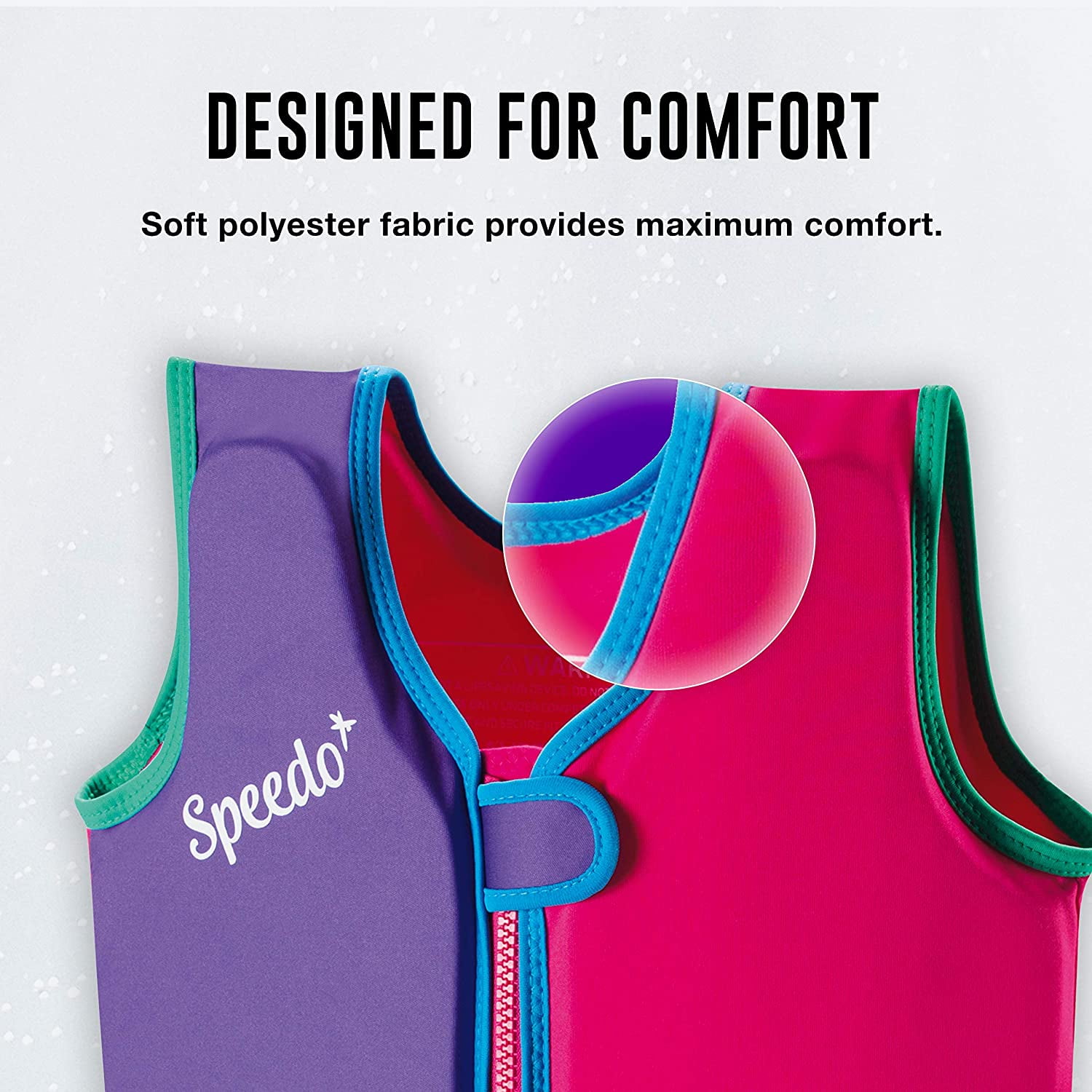 Speedo Neoprene Swim Vest, Red