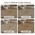 thumbnail image 7 of ODIKA 4'x6' Navy Beige Faded Featuring Interlocking Motifs Decorative Orange Washable Area Rug None Pet Friendly, Non-Shedding for Bedroom, Reading Nook, 7 of 7