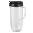 thumbnail image 4 of Monyance mixer cup 20oz Blender Cup Replacement with Lid for Blender Accessories(3.15X3.15X6.69Inches), 4 of 10