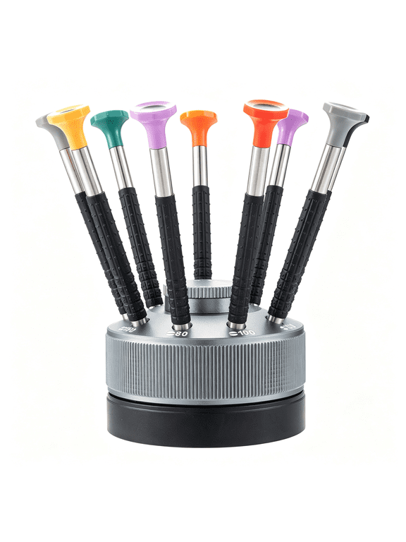 Watch Screwdriver Set with 9Pcs Slotted and Phillips9Pcs Different Sizes with 9 Extra Replace Blades Watchmaker Screwdriver Set for Watch/Eyeglass/Jewelry Repair