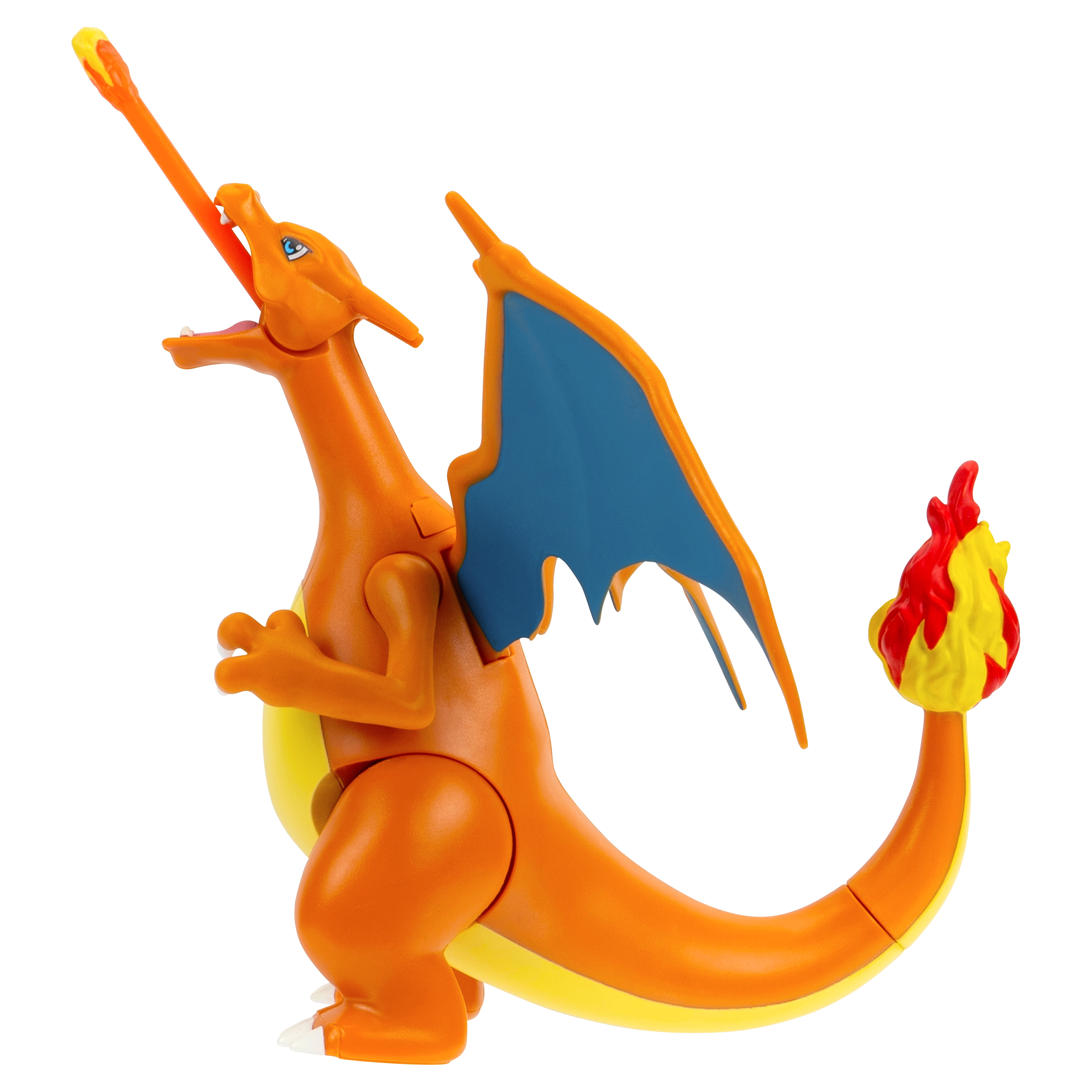 Pokemon Charizard Battle Feature Figure - 4.5 inch Charizard Battle Figure with Fire Missile Launcher
