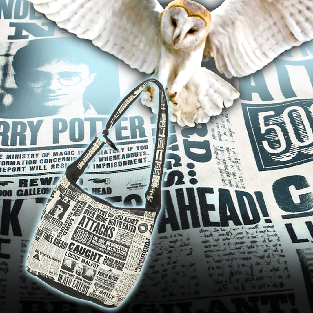 Hobo Handbag Harry Potter Daily Prophet Shoulder Hogwarts Crossbody Bag Purse