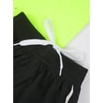 thumbnail image 4 of LiiYii Kids Boys Jerseys Shirts and Shorts Set Basketball Football Athletic Sportswear Green 3XS, 4 of 7