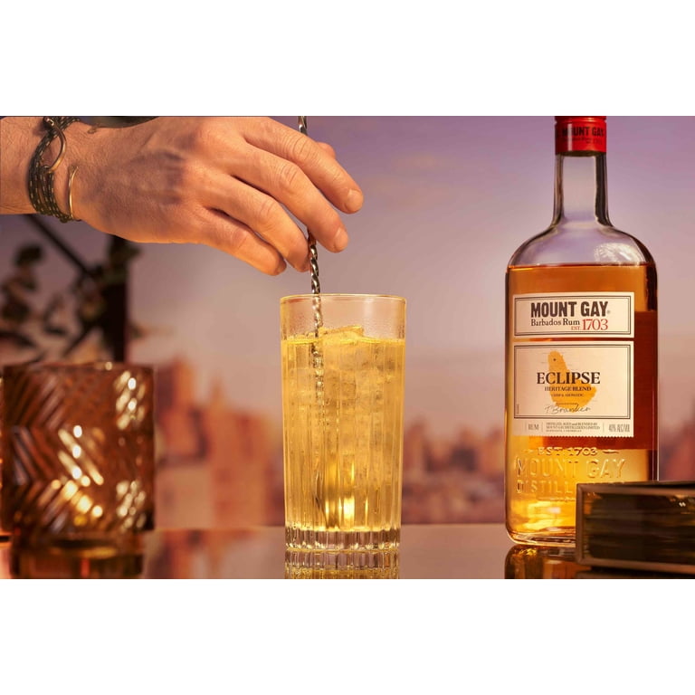 Mount Gay Eclipse Heritage Blend Rum, 1.75L Glass Bottle, 40% ABV