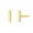 Gold, variant on Rectangular Stainless Steel Stud Earrings Minimalist Geometric Earrings for Women and Men Simple Ear Jewelry Gold