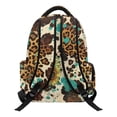 thumbnail image 2 of FKELYI Kids Backpack with Multi-Pockets 17 Inch Schoolbag for Elementary Student Boys Bookbag Sunflower Grunge Leopard Print Casual Daypack Travel Rucksack Knapsack for Girls, 2 of 7
