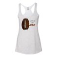 thumbnail image 2 of Wild Bobby Football Fingerprint It's in My DNA Sports Women Tri-Blend Racerback Tank Top, 2 of 6