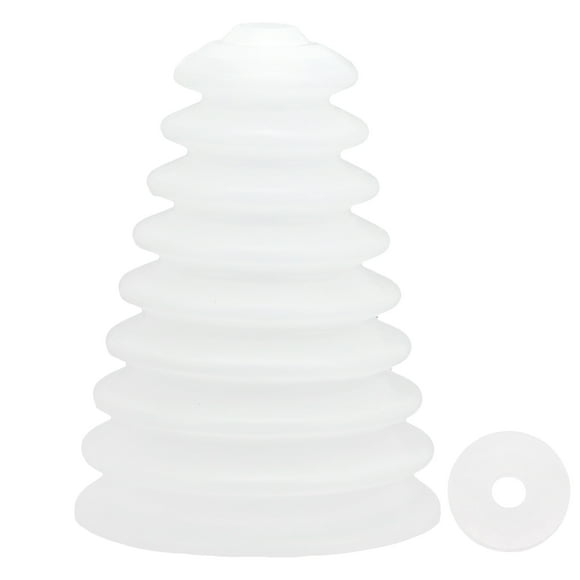 Delaman Couvercle de perceuse à Percussion électrique, Couverture Anti-poussière pour Marteau électrique Housse de Protection en Caoutchouc pour perceuse électrique Blanche étendue