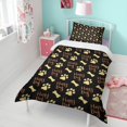 thumbnail image 4 of Happy Dog and Footprints Duvet Cover and Pillowcase Set for Single Bedding, Bedroom Accessories for Kids Teens, 4 of 5