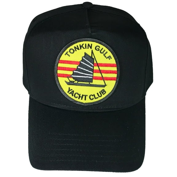 TONKIN GULF YACHT CLUB HAT - BLACK - Veteran Owned Business