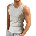 thumbnail image 2 of Workout Tank Tops Men Lightweight Breathable Slim Fit Stretchy Crewneck Muscle Sleeveless Shirt Athletic Gym Tanks, 2 of 6