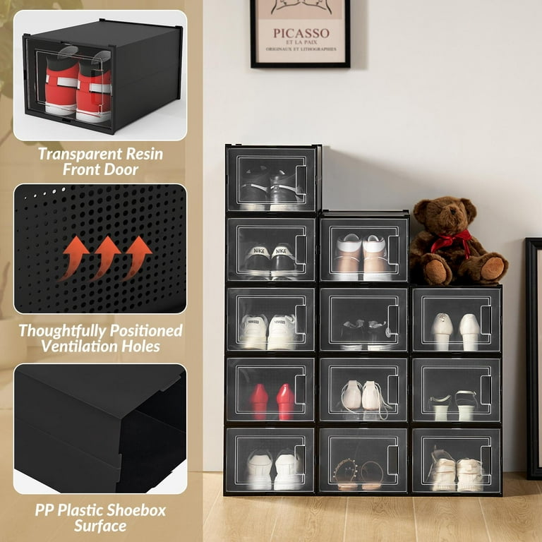 Shoebox size storage boxes hotsell
