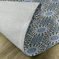 thumbnail image 5 of Ambesonne Orient Place Mats Set of 4, Mosaic Motifs, Standard Size, Grey White Blue, 5 of 6
