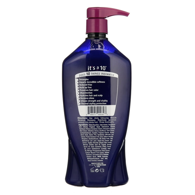 It s A 10 Miracle Daily Conditioner Leave In Repair Treatment 33.8 Fl Oz Walmart