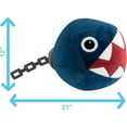 thumbnail image 4 of Club Mocchi Mocchi- Super Mario Chain Chomp Mega Plush Toy, 15 inch, 4 of 7