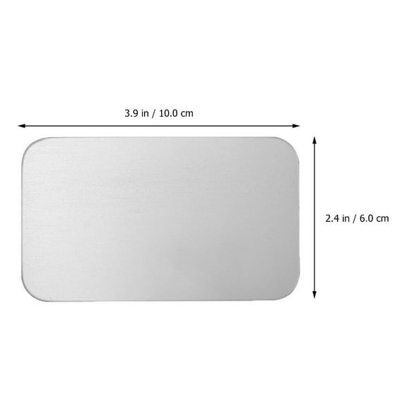 Raindrops Hamster Cooling Mat, Silver, Durable, Heat Dissipation, Smooth Surface 4Pcs