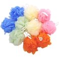 thumbnail image 1 of Paquete de 10 esponjas de esponja de ducha, bola de ducha de puf de baño de malla multicolor, esponjas de ducha reutilizables, bola de baño de lufa para mujeres y hombres, color aleatorio Afortunado Sencillez, 1 of 4