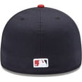 thumbnail image 4 of Men's New Era Navy/Red Washington Nationals Alternate Authentic Collection On-Field 59FIFTY Fitted Hat, 4 of 6