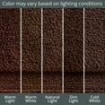thumbnail image 5 of mDesign Microfiber Bath Mats - 3 Piece Bathroom Rugs - Set of 3 - Dark Brown, 5 of 9