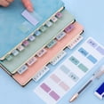 thumbnail image 2 of KAKOWELY Index Sticker 3 Sheets Sticky Index Tabs Book Notes Tabs Portable Page Markers Writable Page Sticky Tabs Page Marking Tabs Page Index Markers1.77"X1.1"X0.04", 2 of 5