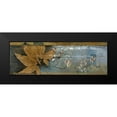thumbnail image 2 of Pinto, Patricia 18x9 Black Modern Framed Museum Art Print Titled - Leaf Panel IV, 2 of 5