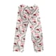 thumbnail image 3 of Pantalones de pijama de polar de Hello Kitty de Sanrio, color coral, suaves, informales, para mujer, para estar en casa, regalo de cumpleaños con dibujos animados de anime kawaii, 3 of 5