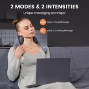 Breo N5 Mini Neck Massager with Heat Vibration Cordless Back Shoulder Massager for Muscle New Year Gift