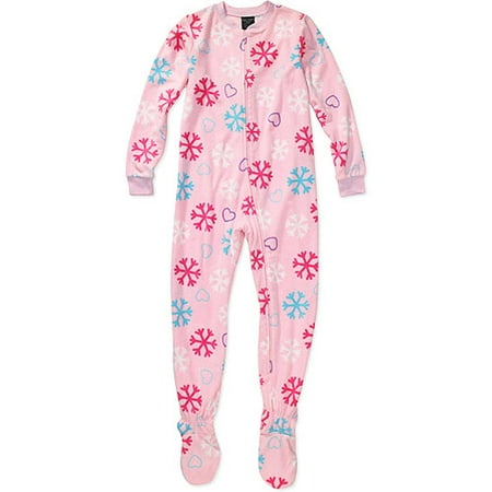 Faded Glory - Girls' Footy Pajamas