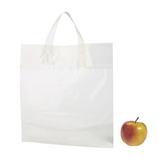 Fun Express Clear Plastic Tote Bags - Apparel Accessories - 24 Pieces, Adult Unisex, Size: One Size
