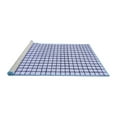 thumbnail image 2 of Ahgly Company Machine Washable Indoor Rectangle Solid Blue Modern Area Rugs, 3' x 5', 2 of 4