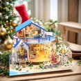 thumbnail image 2 of Miniature House Kit, Dollhouse Kit, Miniature Kit, DIY Mini House Building Kit for Adult, Beach House, 2 of 4